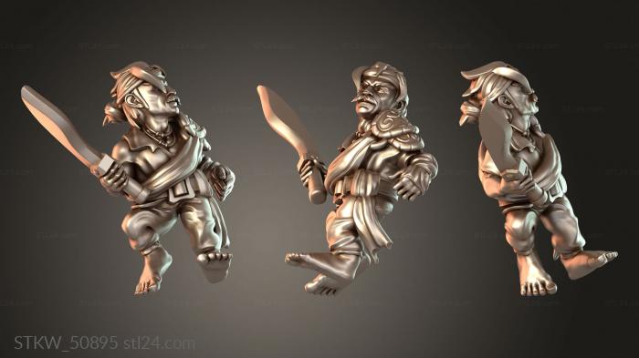 Gnome Pirate Dagger Small