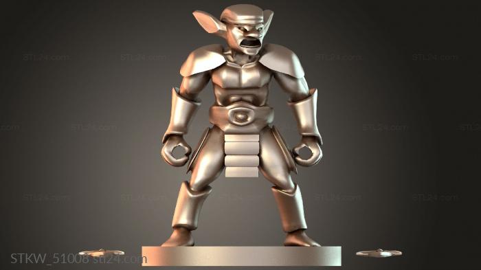 Goblin Barbarian for Shapeways