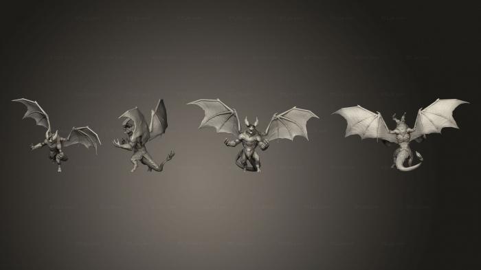 Military figurines (Demonic Feast Bahamut, STKW_5101) 3D models for cnc