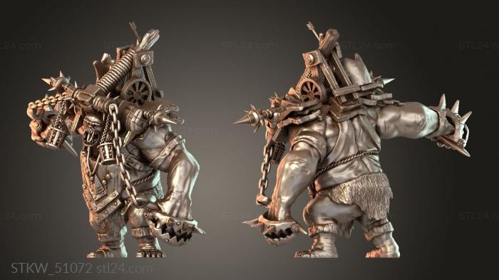 Goblin Caves Throwing Troll Fighting Huge Main