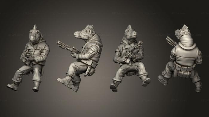 Military figurines (denizens of Daro 2, STKW_5108) 3D models for cnc