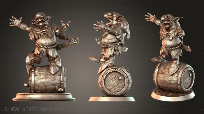 Goblin Monk Barrel Simple