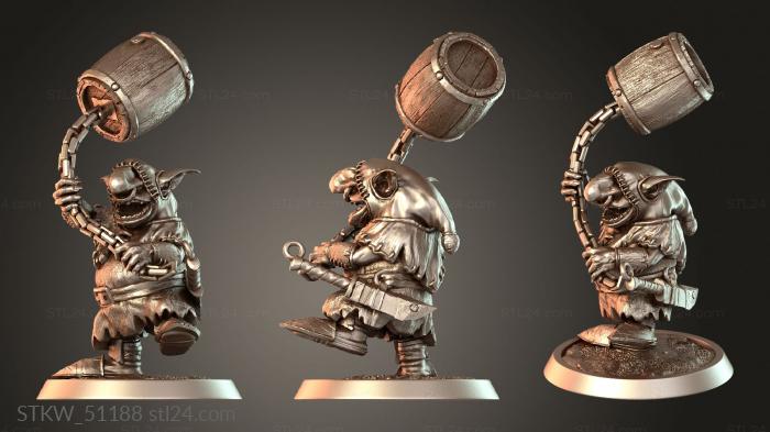 Goblin Monk Moody Barrel