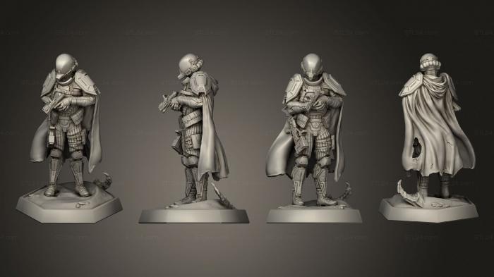 Military figurines (Desert Marine, STKW_5126) 3D models for cnc