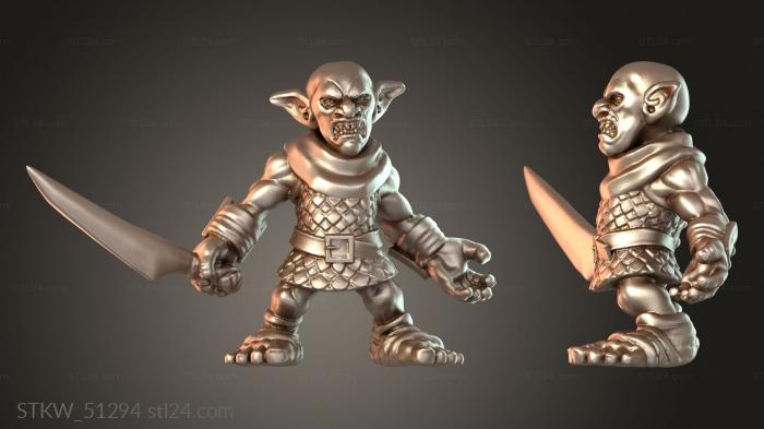 Goblin Sword Come Me Taunt Aggressive