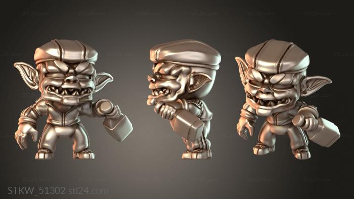 Military figurines (STKW_51302) 3D models for cnc