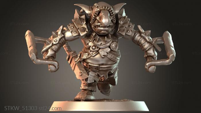 Military figurines (STKW_51303) 3D models for cnc