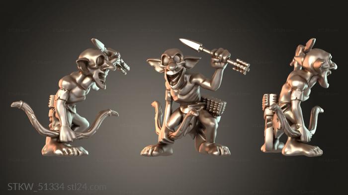 Military figurines (STKW_51334) 3D models for cnc