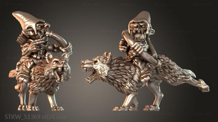 Goblin Wolf Riders with Bows Bow