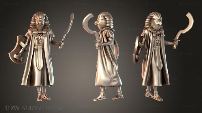 Gor Egyptian God with Sword and Shield