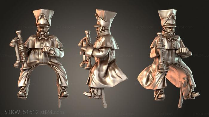 Grand Duchy Warsaw Cavalry Do Uhlans in Cloaks Ulan Mantel Vpose Trumpet Valiant
