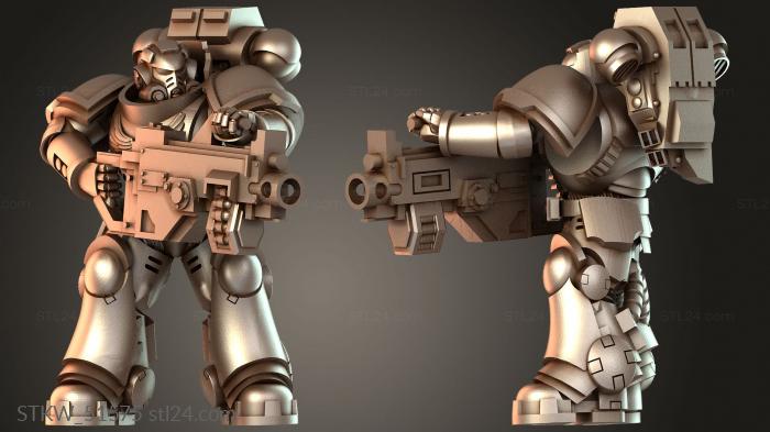 Gravis Marine with Heavy Bolter Gravity Gunner