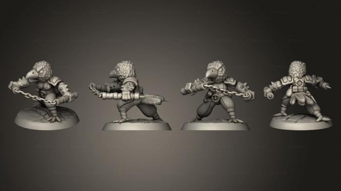 Military figurines (Dice Heads Raven Rogue and Ranger, STKW_5167) 3D models for cnc