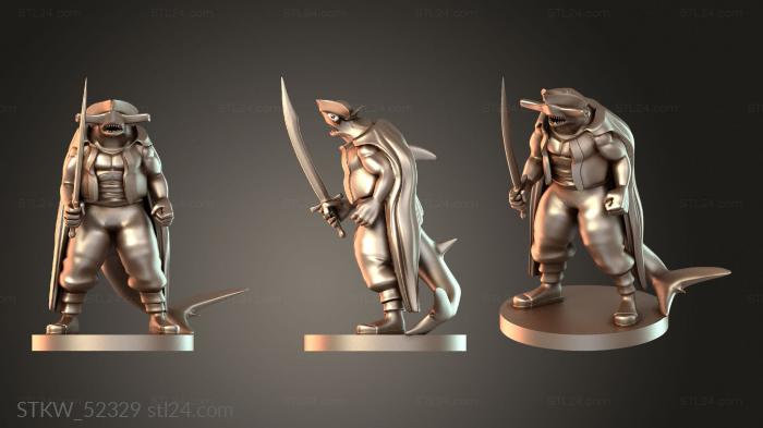 Hammer Pirate with Scimitar