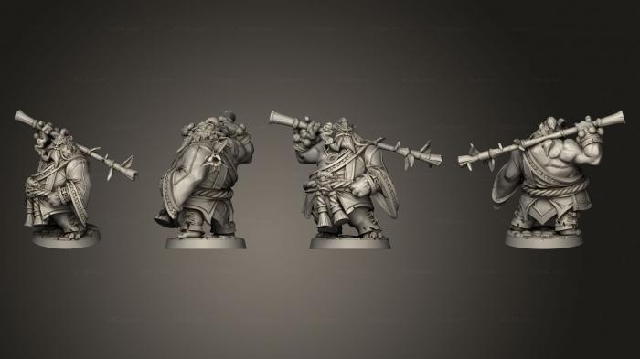 Military figurines (Dojo Master Panda, STKW_5240) 3D models for cnc