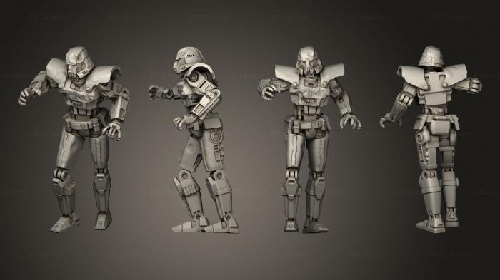 Military figurines (dominator damaged 06, STKW_5246) 3D models for cnc