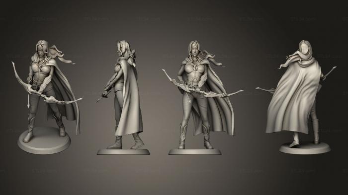 Military figurines (Dota 2 Anime Series Mirana, STKW_5267) 3D models for cnc