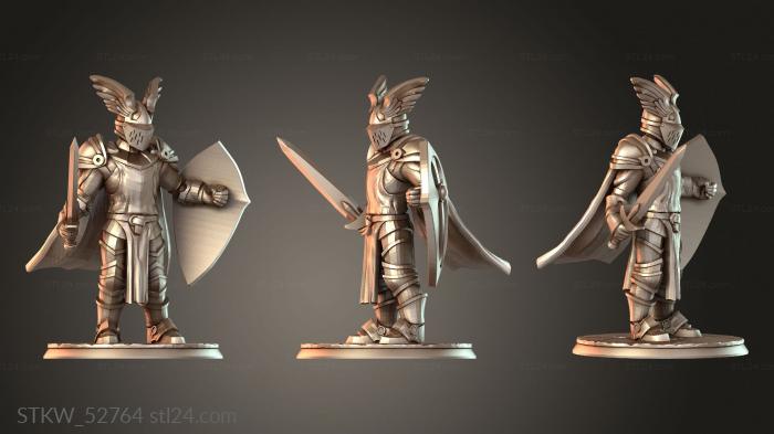 Демонстрационная фигурка Паладина из Hero Forge