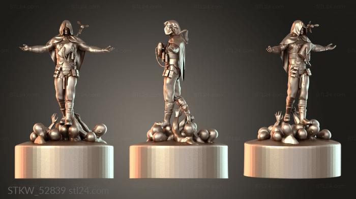 Military figurines (Higgs Monaghan Death Stranding, STKW_52839) 3D models for cnc