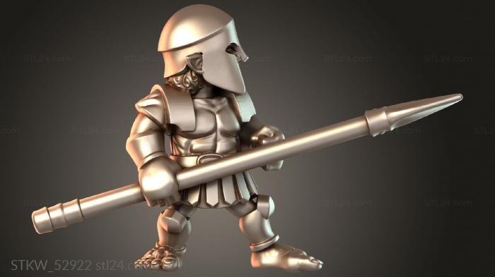 Hoplite warrior steadfast