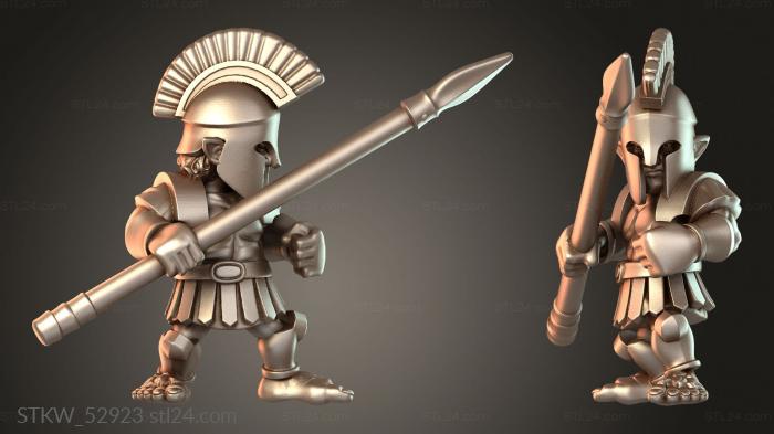 Hoplite warrior hardened