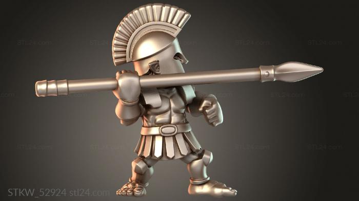 Hoplite warrior knightly