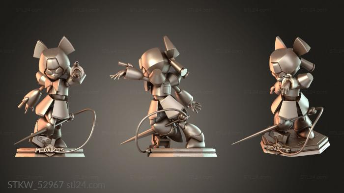 Hornet Knight and Brass Medabots arm