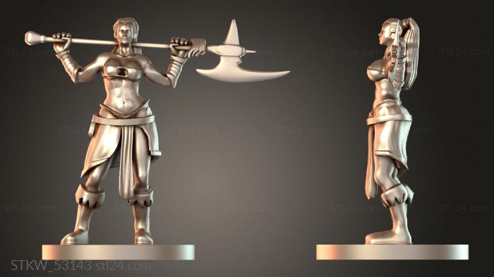 Human Female Barbarian