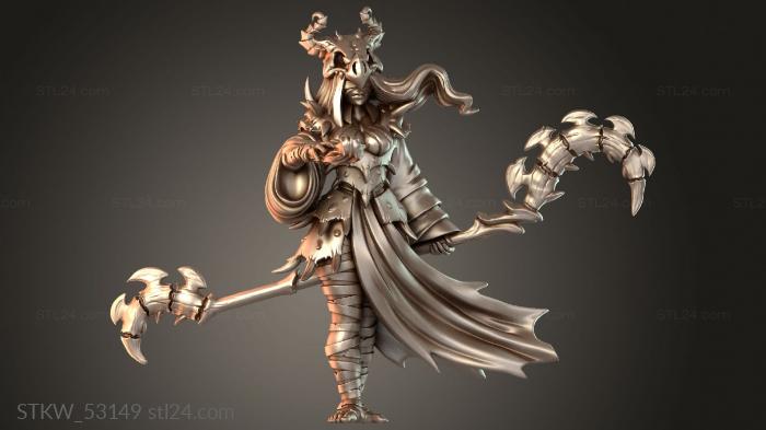 Human Female Warlock infernal