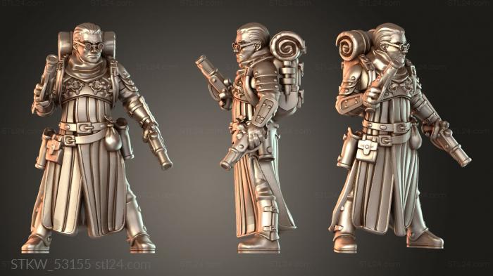 Human Gunslinger with Back