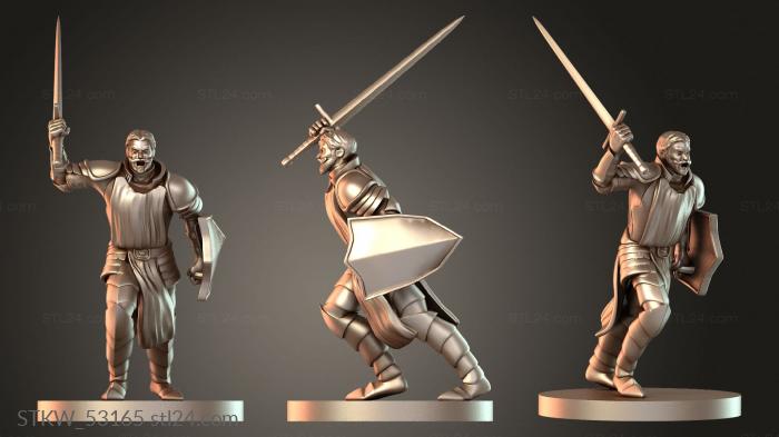 Human Male Paladin Charging