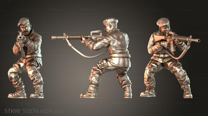 HUMAN MILITARY POLICE ENTRANCE GUARD watchful