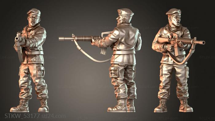 HUMAN MILITARY POLICE ENTRANCE GUARD alert