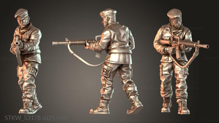 HUMAN MILITARY POLICE ENTRANCE GUARD brave