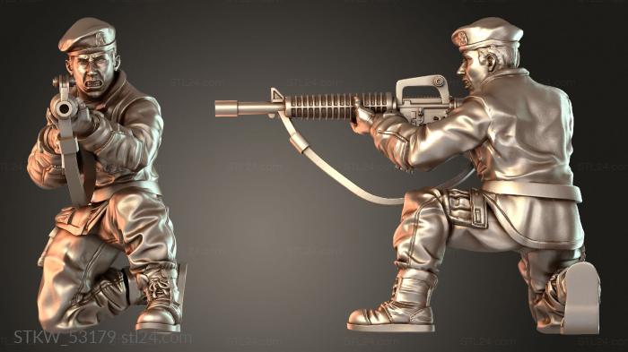 HUMAN MILITARY POLICE ENTRANCE GUARD disciplined