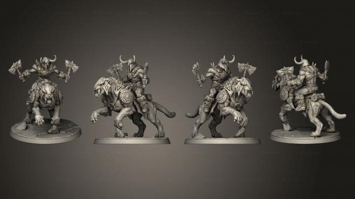 Military figurines (Dragonpeak Smilodon 2, STKW_5325) 3D models for cnc