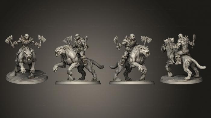 Military figurines (Dragonpeak Smilodon, STKW_5326) 3D models for cnc