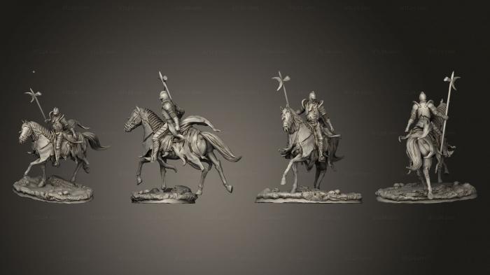 Military figurines (Dread Horsemen 01, STKW_5354) 3D models for cnc