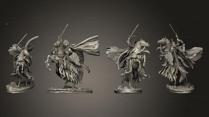 Military figurines (Dread Horsemen 04, STKW_5357) 3D models for cnc