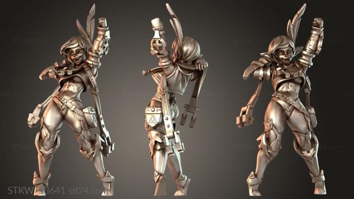 Military figurines (Inara loothoarder bag, STKW_53641) 3D models for cnc
