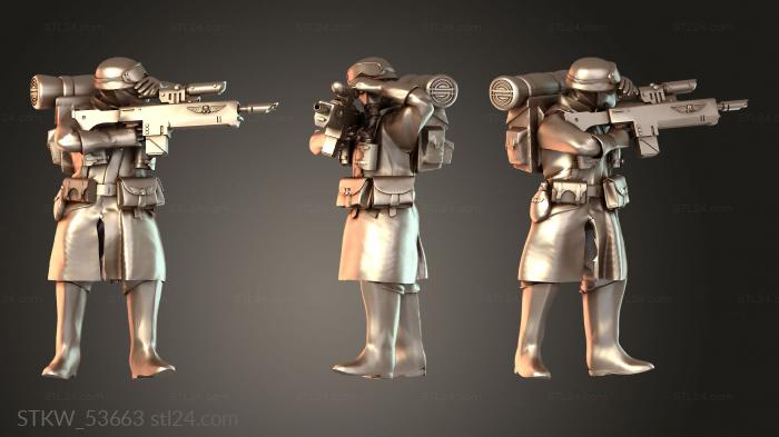 Infantry Aiming Guard Lasgun