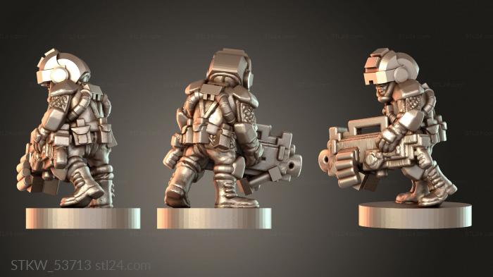 Infantry HMG on the move