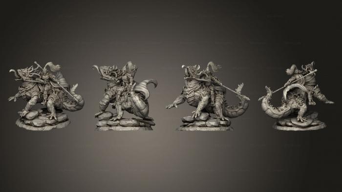 Military figurines (Drokzok Riders 02, STKW_5372) 3D models for cnc