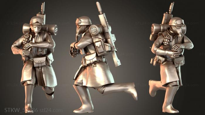 Infantry Running zealous