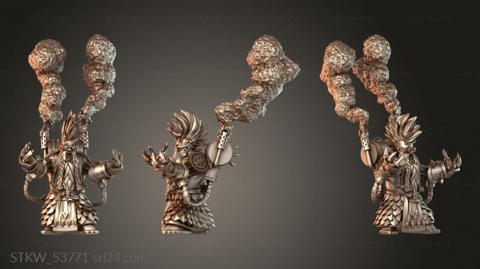 Infernal Dwarf WITH SMOKE AND GLASSES
