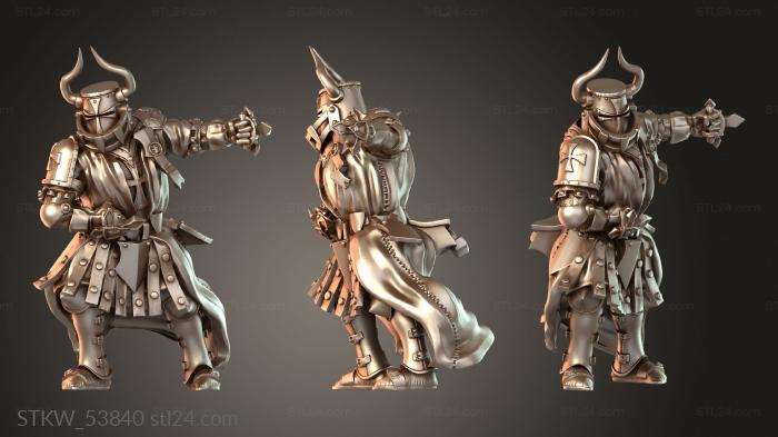 Military figurines (Inquisicion blitzer relentless, STKW_53840) 3D models for cnc