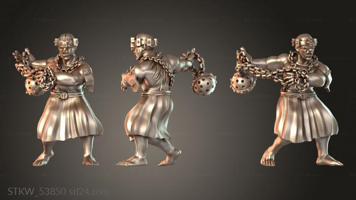 Military figurines (Inquisicion lineman agile, STKW_53850) 3D models for cnc