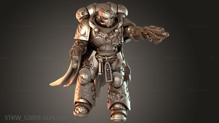 Intercessors battle-damaged Guard Builder Figure
