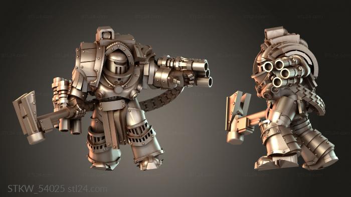 Iron Perturabo Guns helmet