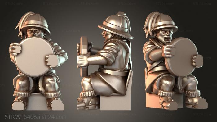 Military figurines (Italy ARMY VIBERTI AS resilient, STKW_54065) 3D models for cnc